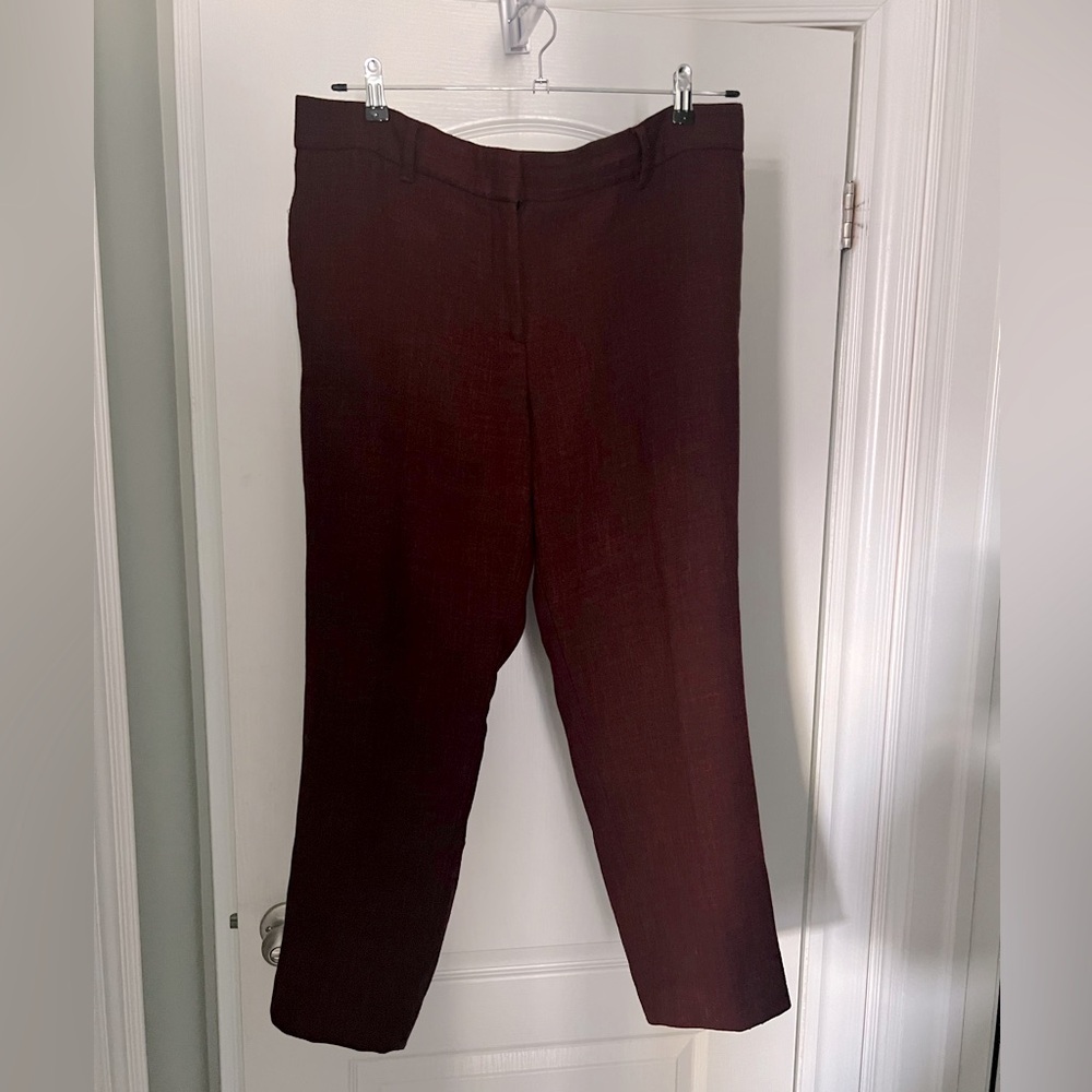 Red Wool Ann Taylor dress pant
